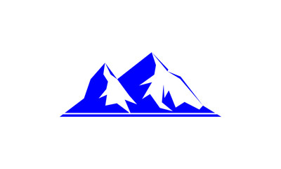 Blue mountain logo template