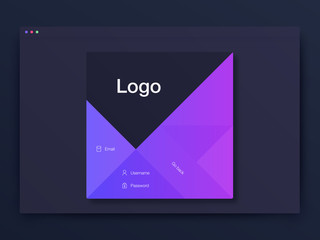 Vector Illustration of screens and web concept