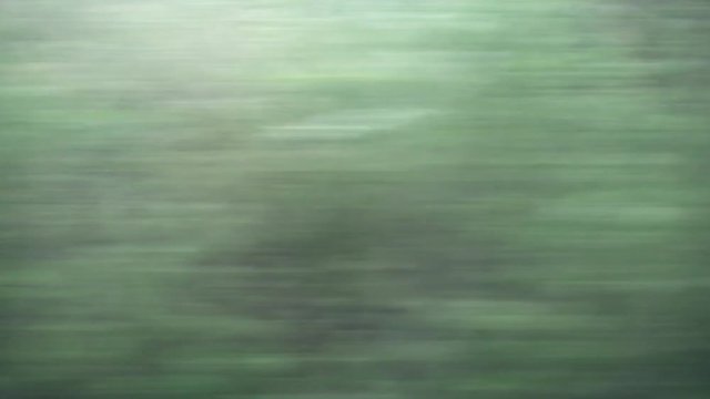 Window View from Train, Car or Bus