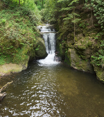 View of the Geroldsauer waterfalls near Baden Baden _ Baden-Baden, Baden Württemberg, Germany