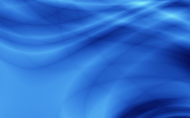 Wide abstract background blue wave design