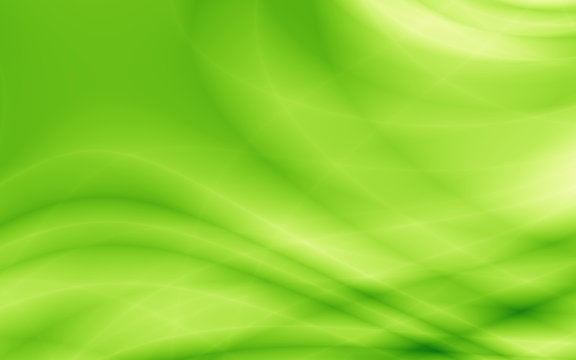 Wavy green eco abstract illustration background