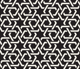 Vector seamless pattern. Modern stylish abstract texture. Repeating geometric tiles