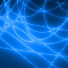 Neon blue light abstract energy background