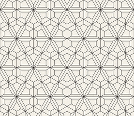 Vector seamless pattern. Modern stylish abstract texture. Repeating geometric tiles