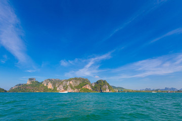Fototapeta na wymiar Seascape in Krabi Thailand