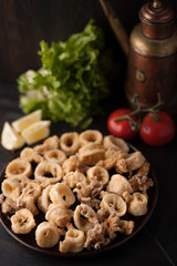 fried calamari - Italian fish fry