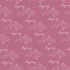 Smooth female legs after shugaring. Seamless texture