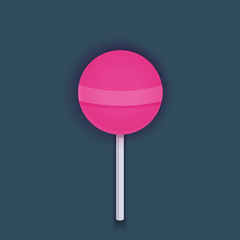 pink lollipop, sign