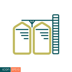 Granary vector icon