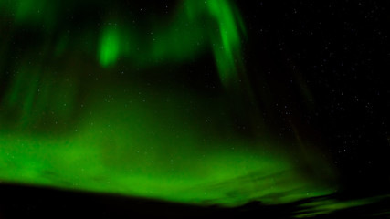 Aurora borealis or northern lights at Tromso, Norway