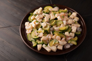 Italian typical fish salad