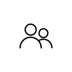Outline Simple Group User Icon