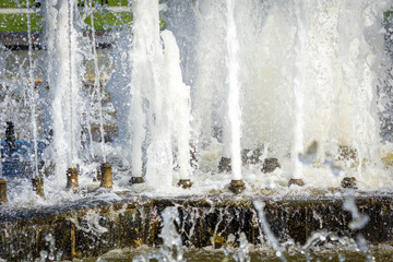 The beautiful city fountain