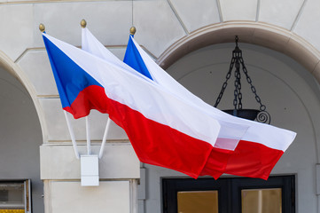 flaga Czech - obrazy, fototapety, plakaty