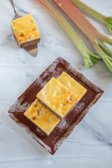 Rhabarber Käsekuchen