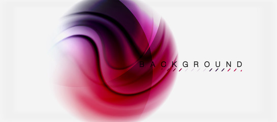 Swirl fluid flowing colors motion effect, holographic abstract background