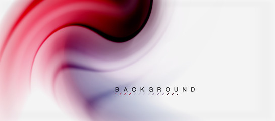 Swirl fluid flowing colors motion effect, holographic abstract background