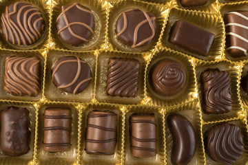 Box of Chocolates Top View