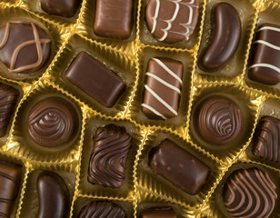 Box of Chocolates Top View