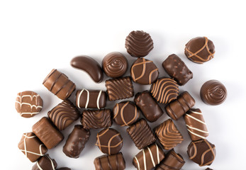 Chocolate Sweets Isolated