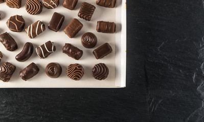 Box with Chocolate Sweets