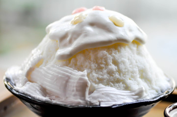 bingsu or coconut bingsu or shave ice