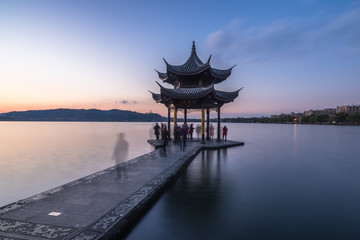 jixian pavilion in hangzhou china
