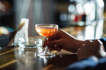 cocktail in the bar