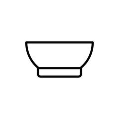 bowl icon vector illustration