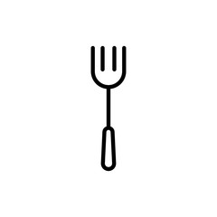fork icon vector illustration