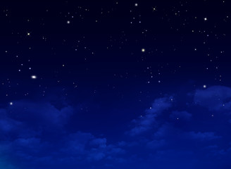 Obraz na płótnie Canvas beautiful background of the night sky with stars