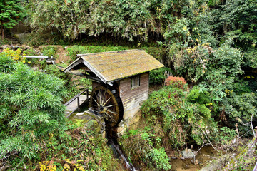 高取山の麓の水車小屋