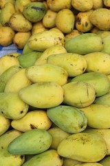 Ripe mango fruit delicious at street food