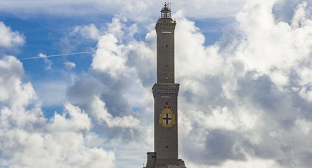 Obraz premium Lighthouse of Genoa in Italy