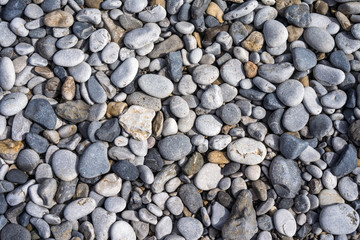 Beach pebbles background