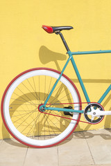 Cycling or commuting in city urban environment, ecological transportation concept.