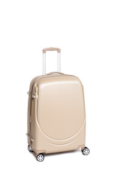 Suitcase isolated on white background. suitcase for travel.