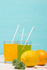 Refreshing drinks from fresh fruit