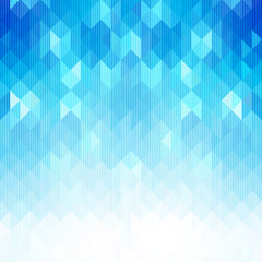 Abstract blue geometric shapes, vector background.