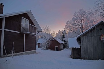 Orsa in Winter. Sweden