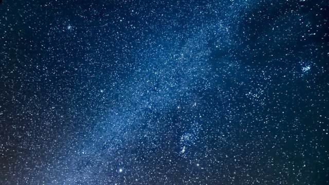 Geminid Meteor Shower Real time-lapse video of night sky Galaxy Planet Milky way