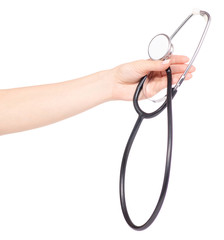 The stethoscope in hand medicine