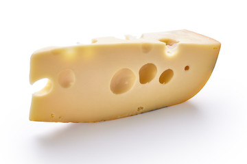 Cheese isolated on white background
