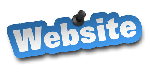 website concept 3d illustration isolated