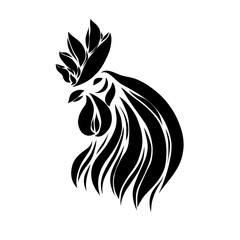 Head of a beautiful young cock