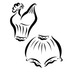  Elegant lingerie, swimsuit or summer clothes