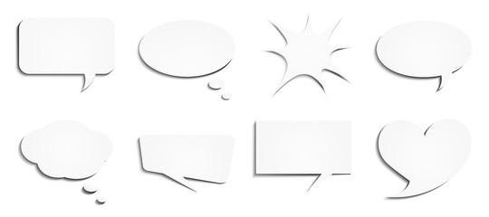 Obraz premium Sprechblasen Set