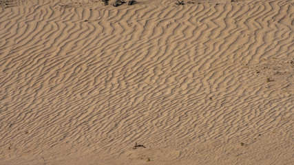 Sand vom Wind geformt auf Fuerteventura