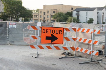 Street Detour San Antonio Texas
